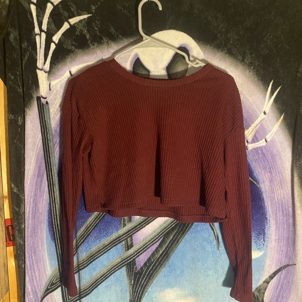 Womens Cropped Sweater